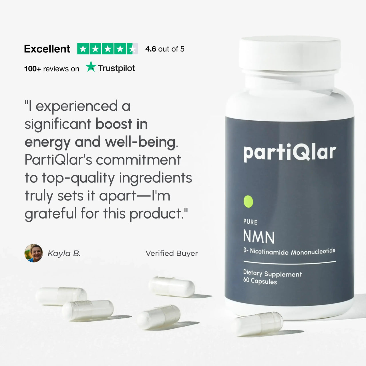 Pure Nicotinamide Mononucleotide Capsules